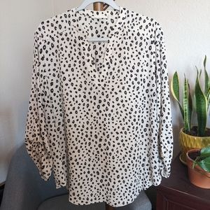 Lush StitchFix Animal Print Blouse